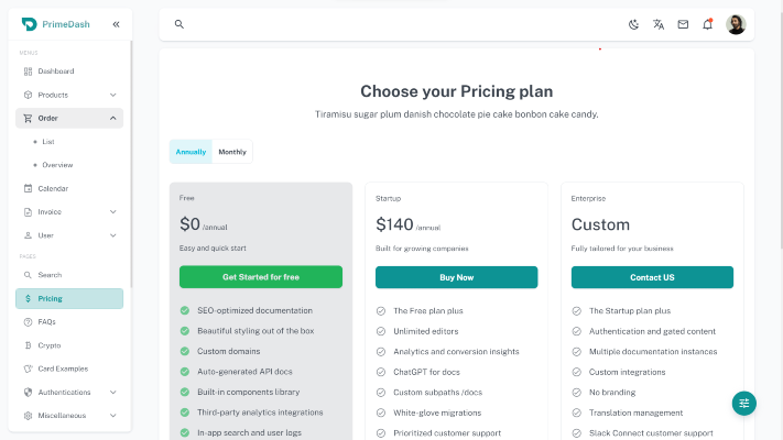 Pricing