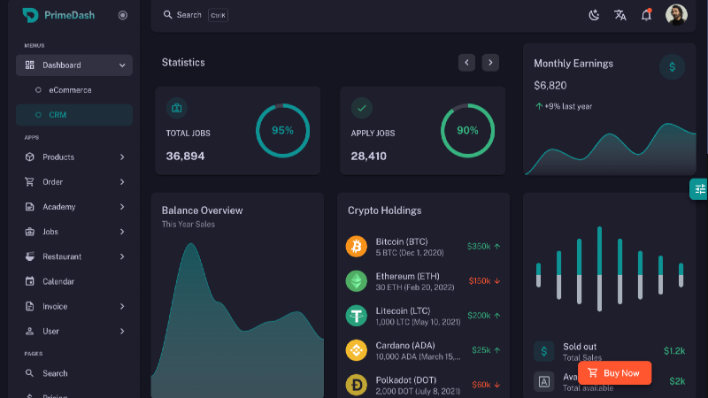 Dark theme preview