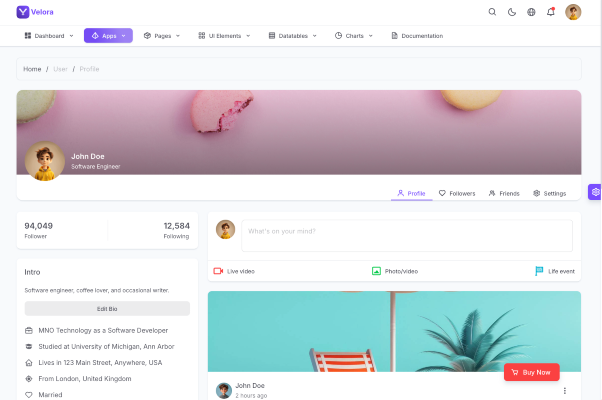 Horizontal Menu