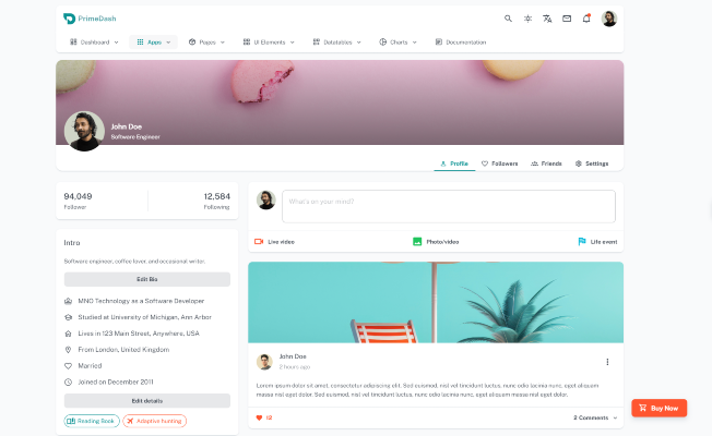 Horizontal Menu